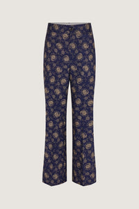 NAVY/BEIGE _ Pantalon Edgar - Navy & beige