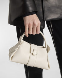 Park mini leather shoulder bag - Cream