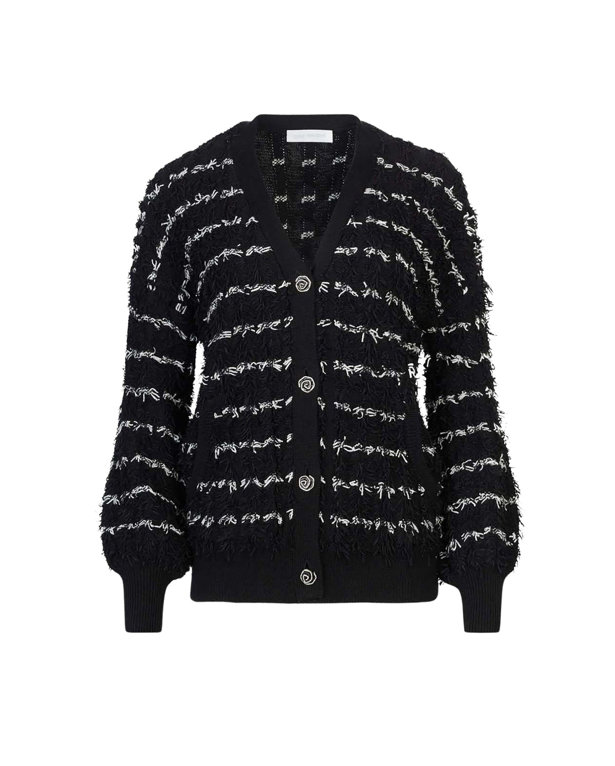 Cardigan Parnasse à col roulé - Black