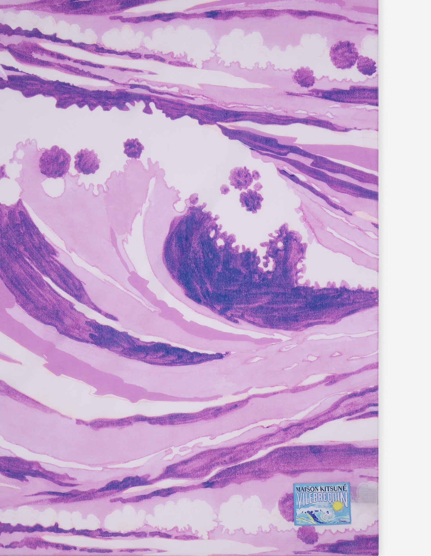 Paréo Maison Kitsuné x Vilebrequin - Lilac Design