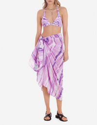 Paréo Maison Kitsuné x Vilebrequin - Lilac Design