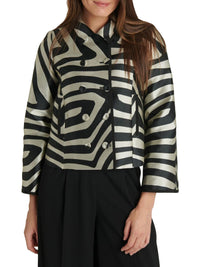 NOIR / IVOIRE VESTE