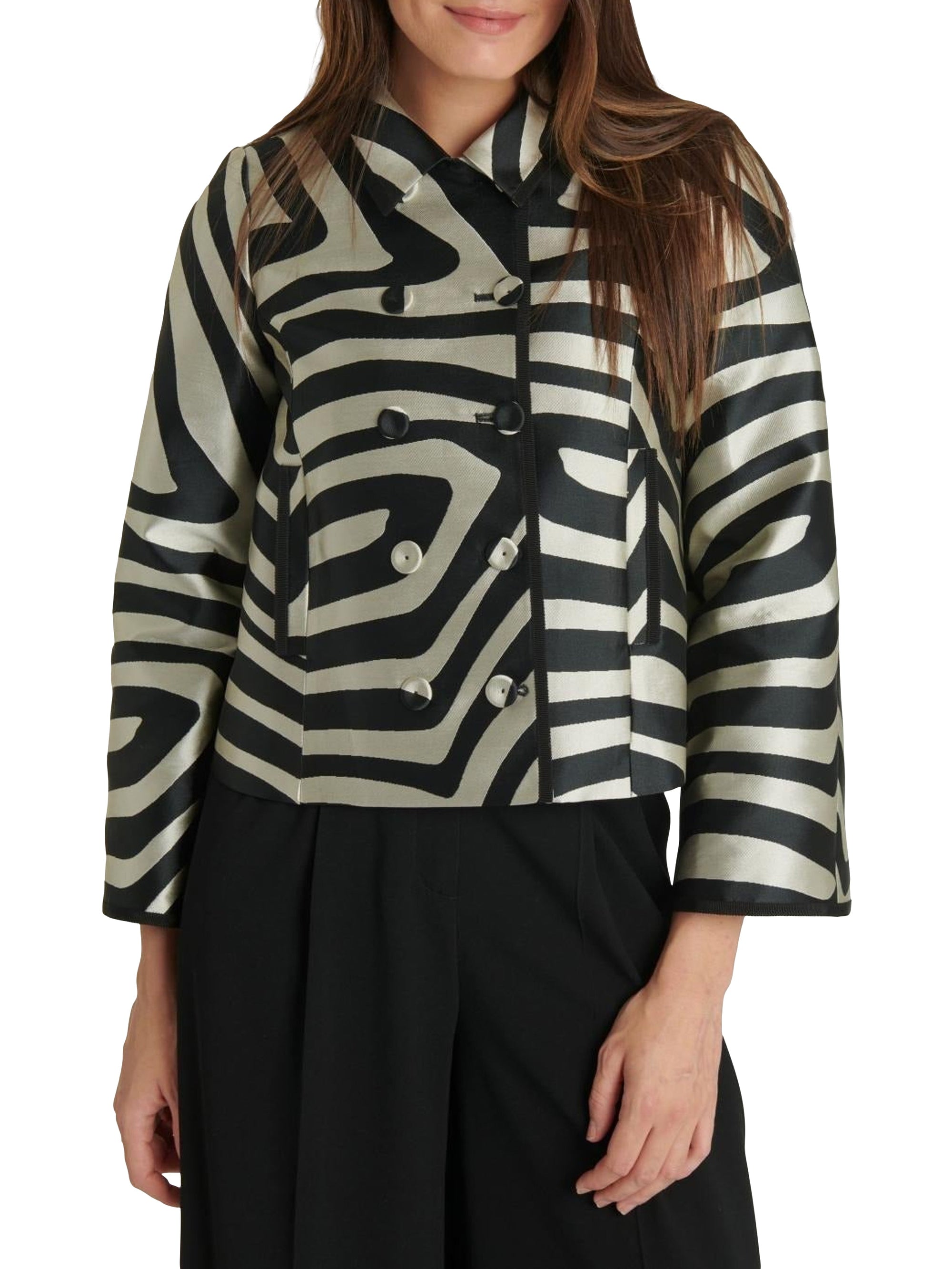 NOIR / IVOIRE VESTE