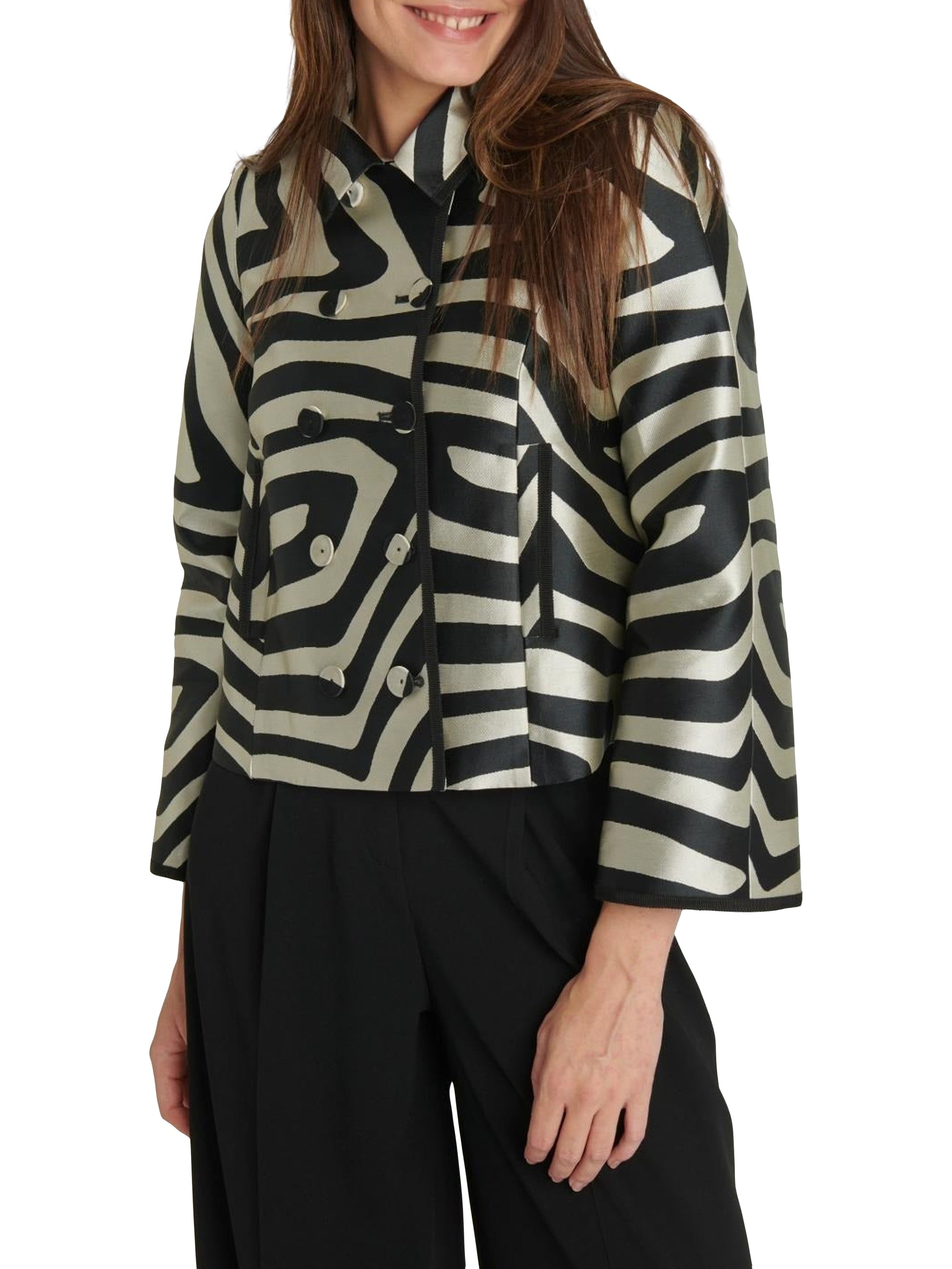 NOIR / IVOIRE VESTE