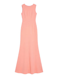 Long dress with a V-neck - Eau de Rose