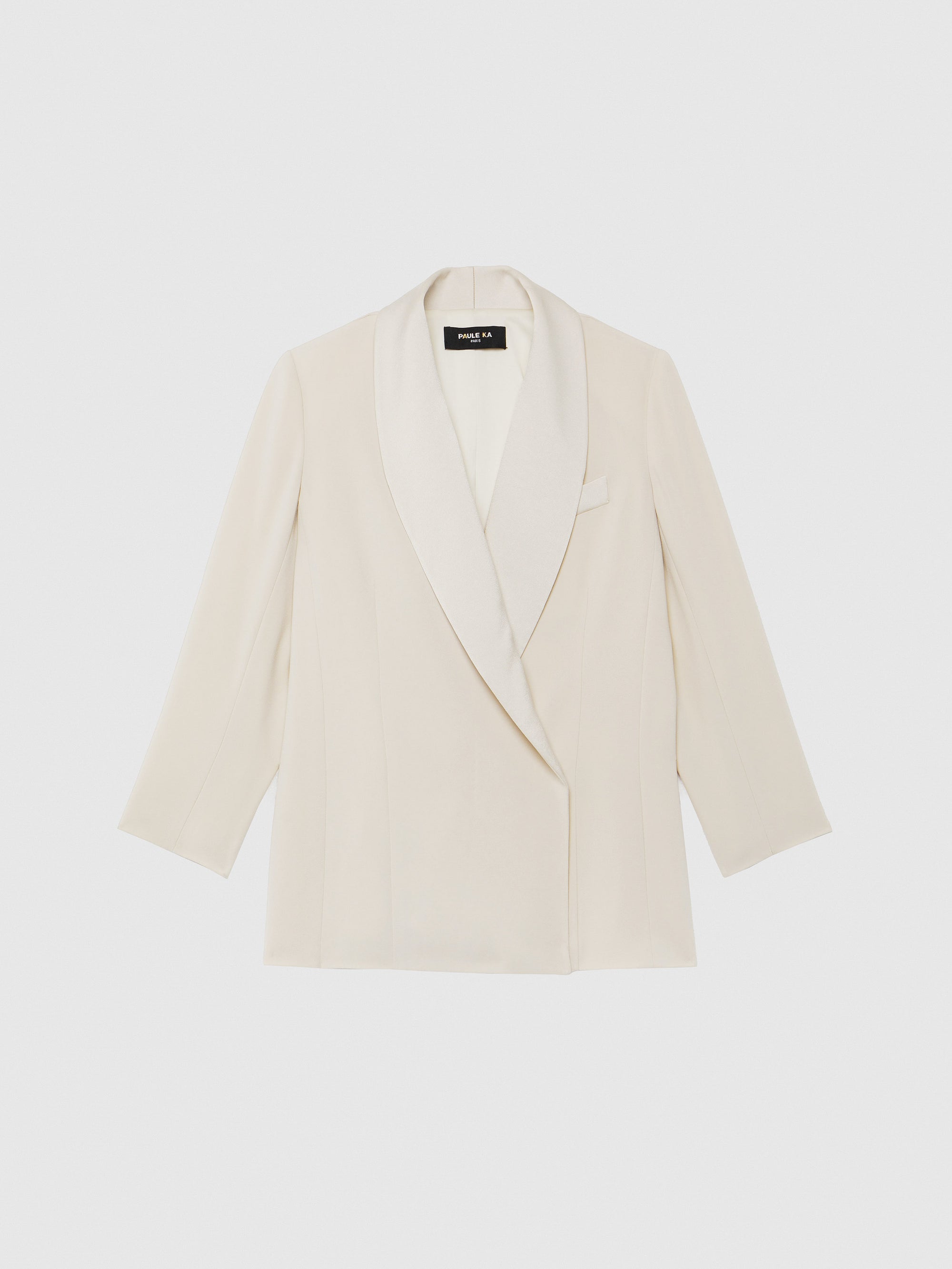 Tuxedo jacket - Beige