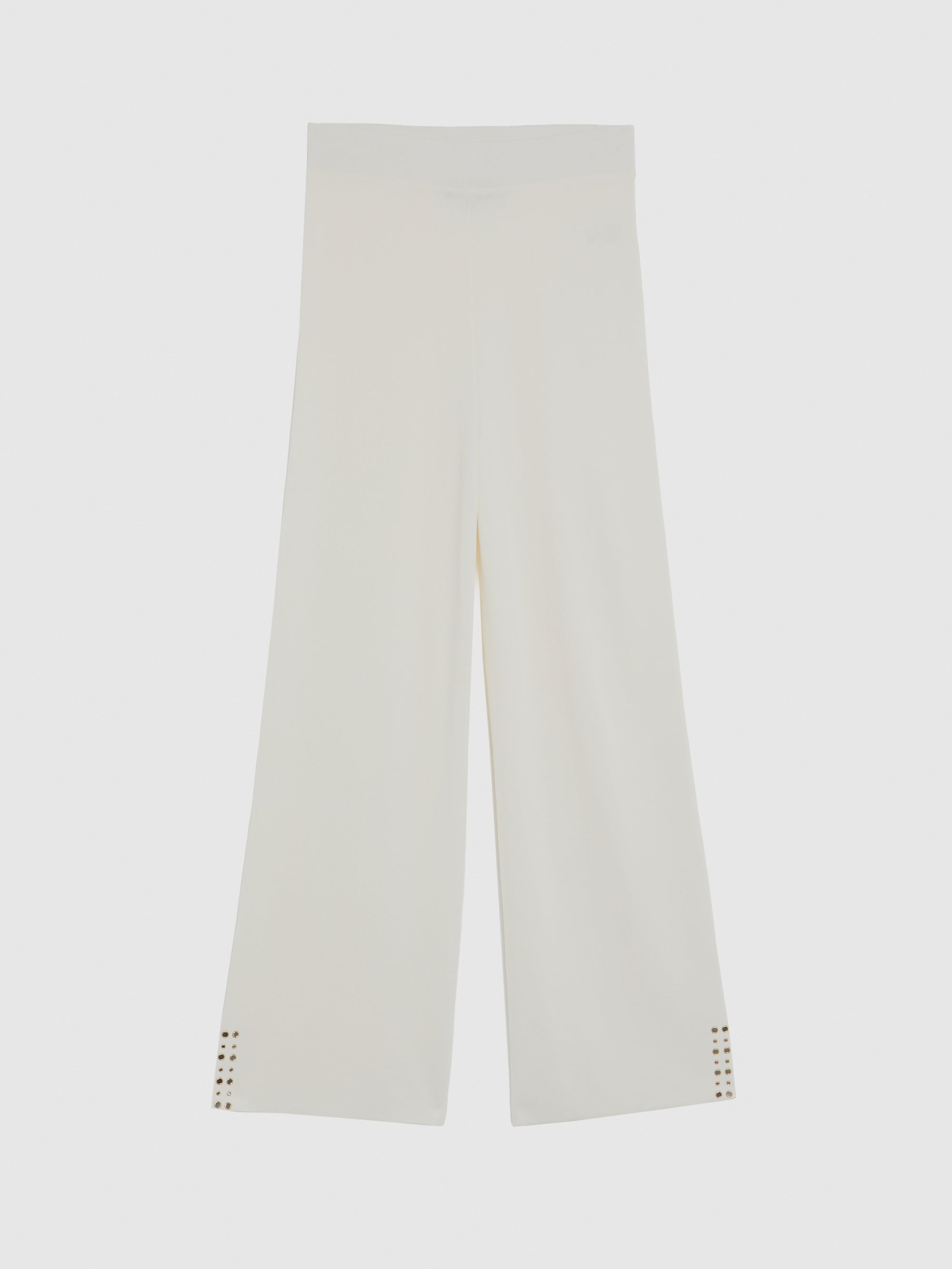 Pantalon droit souple - Blanc