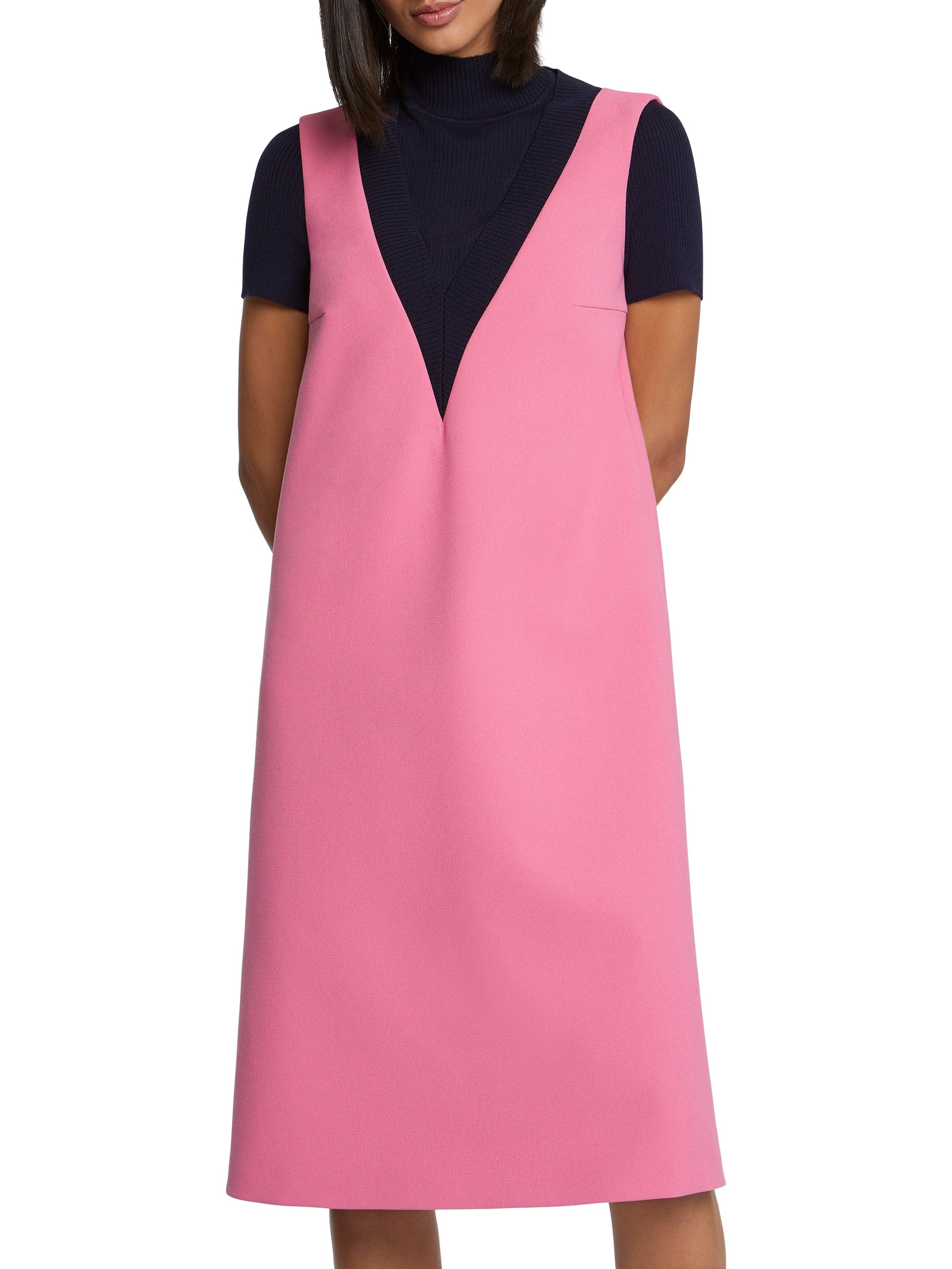 BUBBLE GUM/MARINE ROBE BIMATIERE