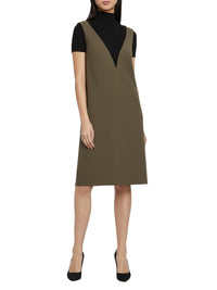 KAKI / NOIR ROBE BIMATIERE