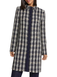 NOIR / BLANC CASSE MANTEAU