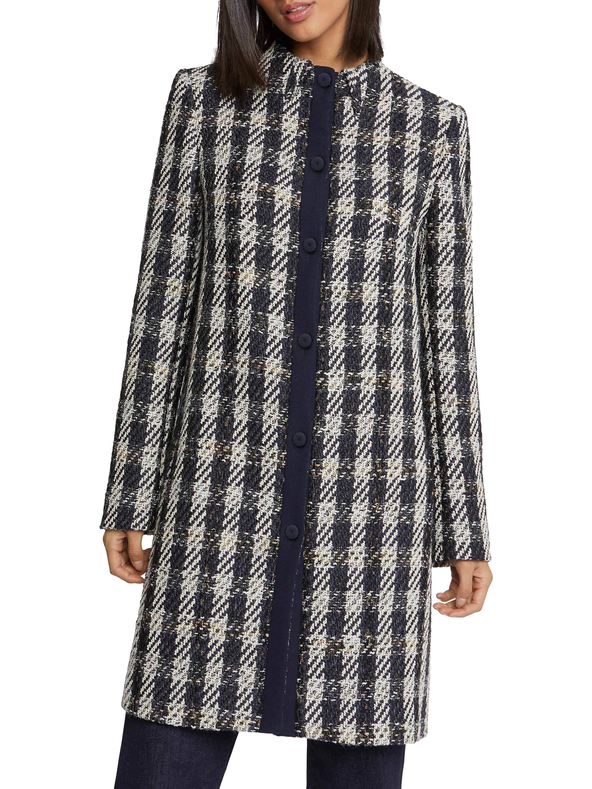 NOIR / BLANC CASSE MANTEAU
