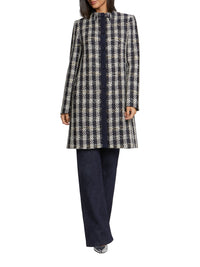 NOIR / BLANC CASSE MANTEAU