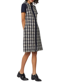 NOIR / BLANC CASSE ROBE