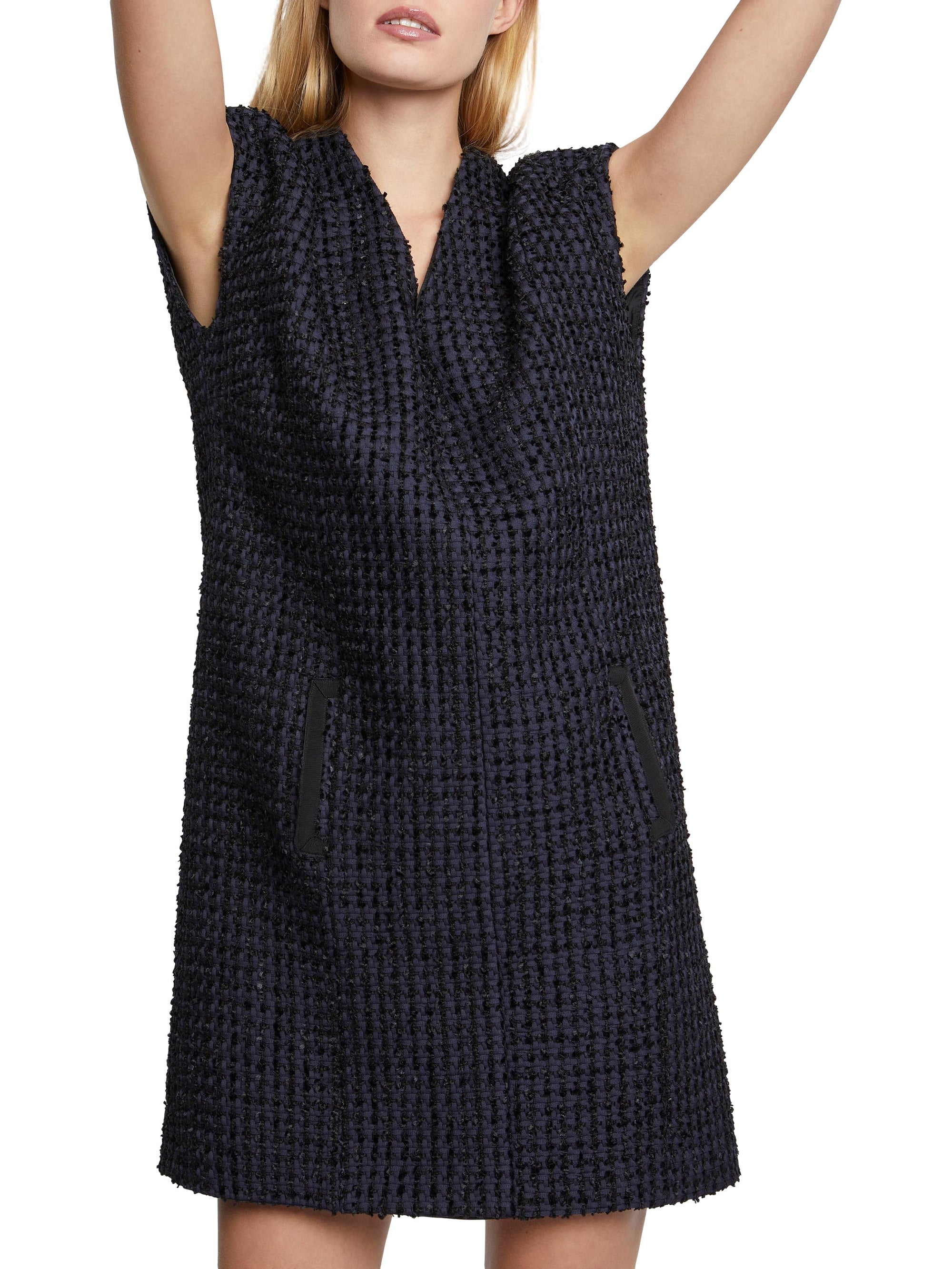 NOIR / MARINE ROBE