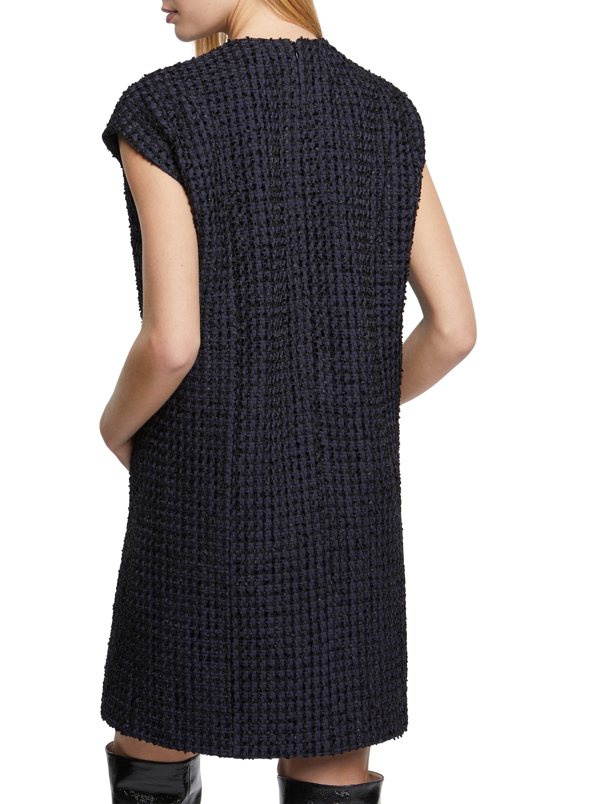 NOIR / MARINE ROBE