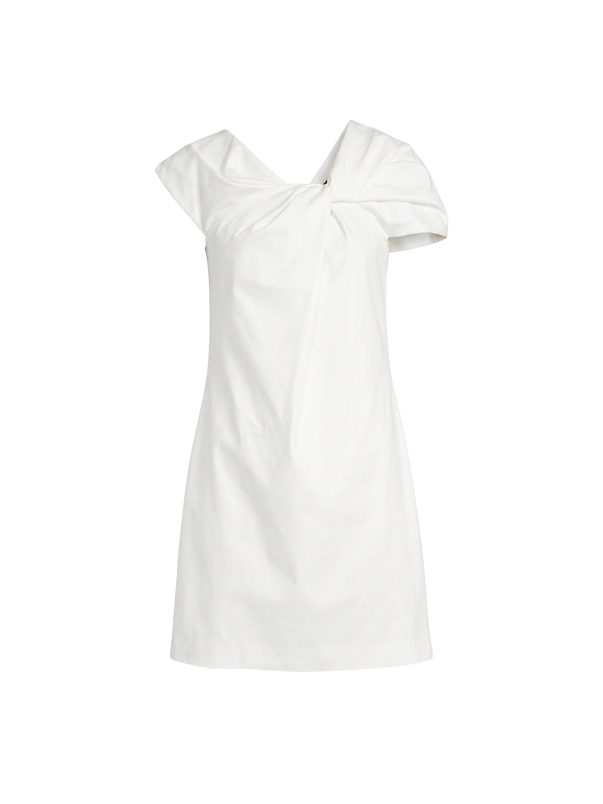 Short dress with short sleeves - Off-white