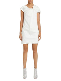 Short dress with short sleeves - Off-white
