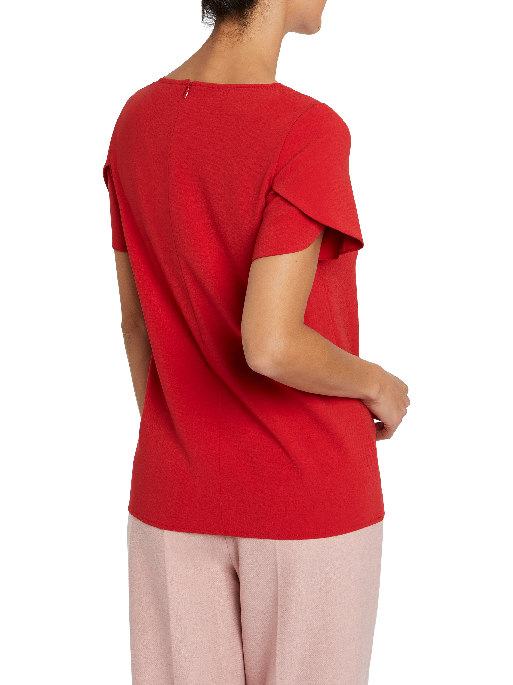Short-sleeved blouse - Red