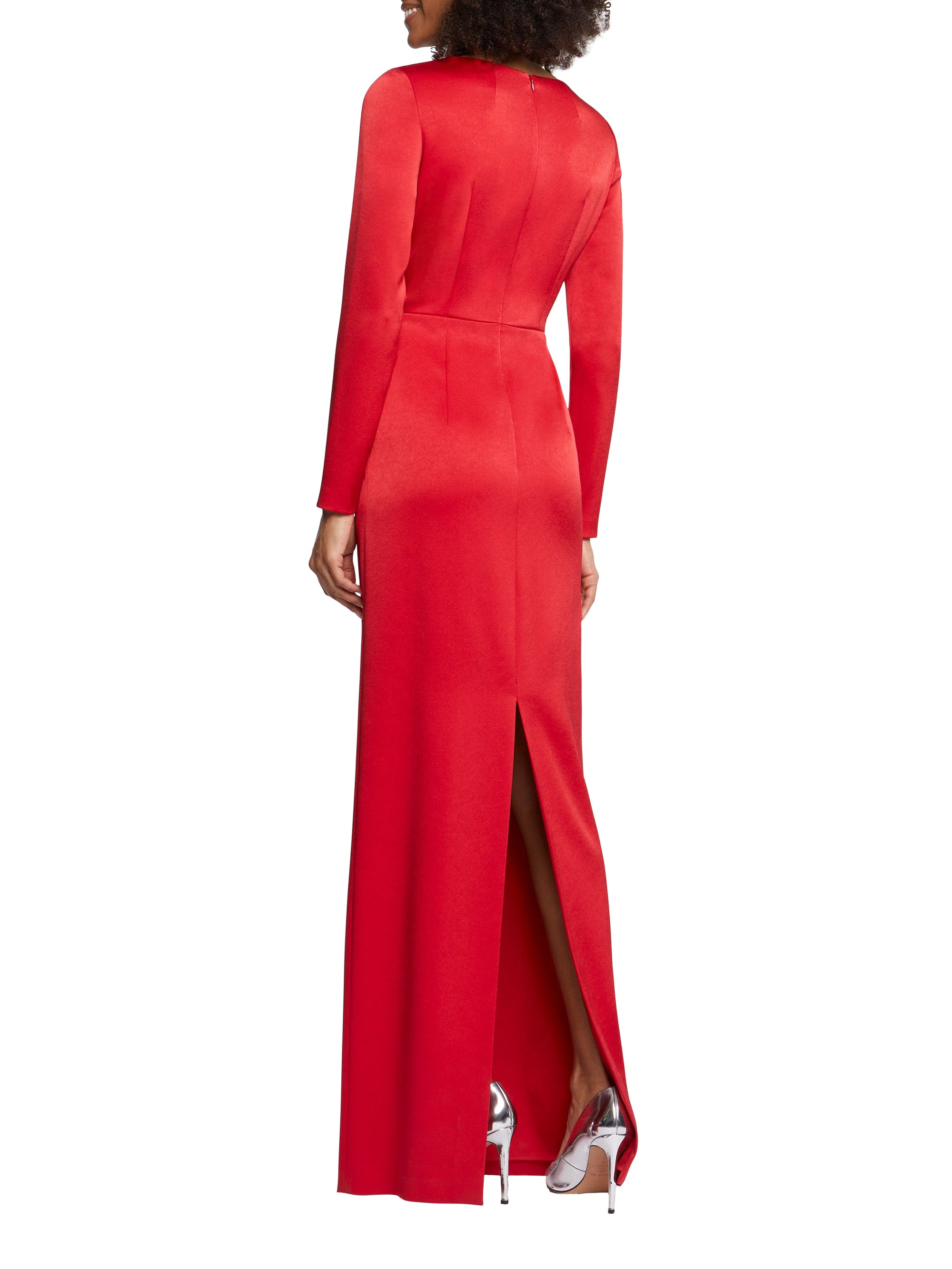 Robe à manches longues - Rouge