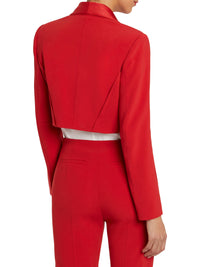 Short blazer jacket - Red