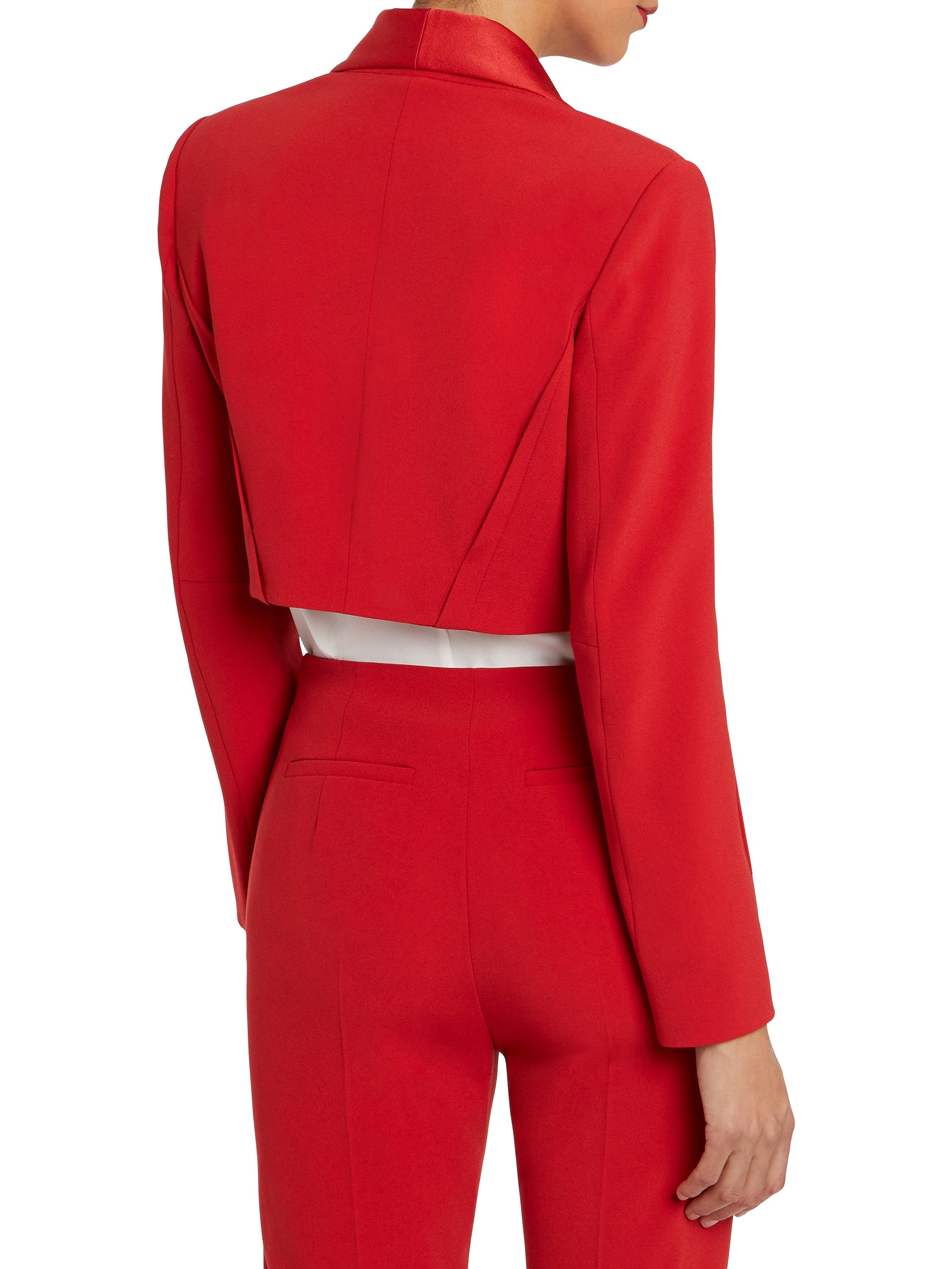 Short blazer jacket - Red