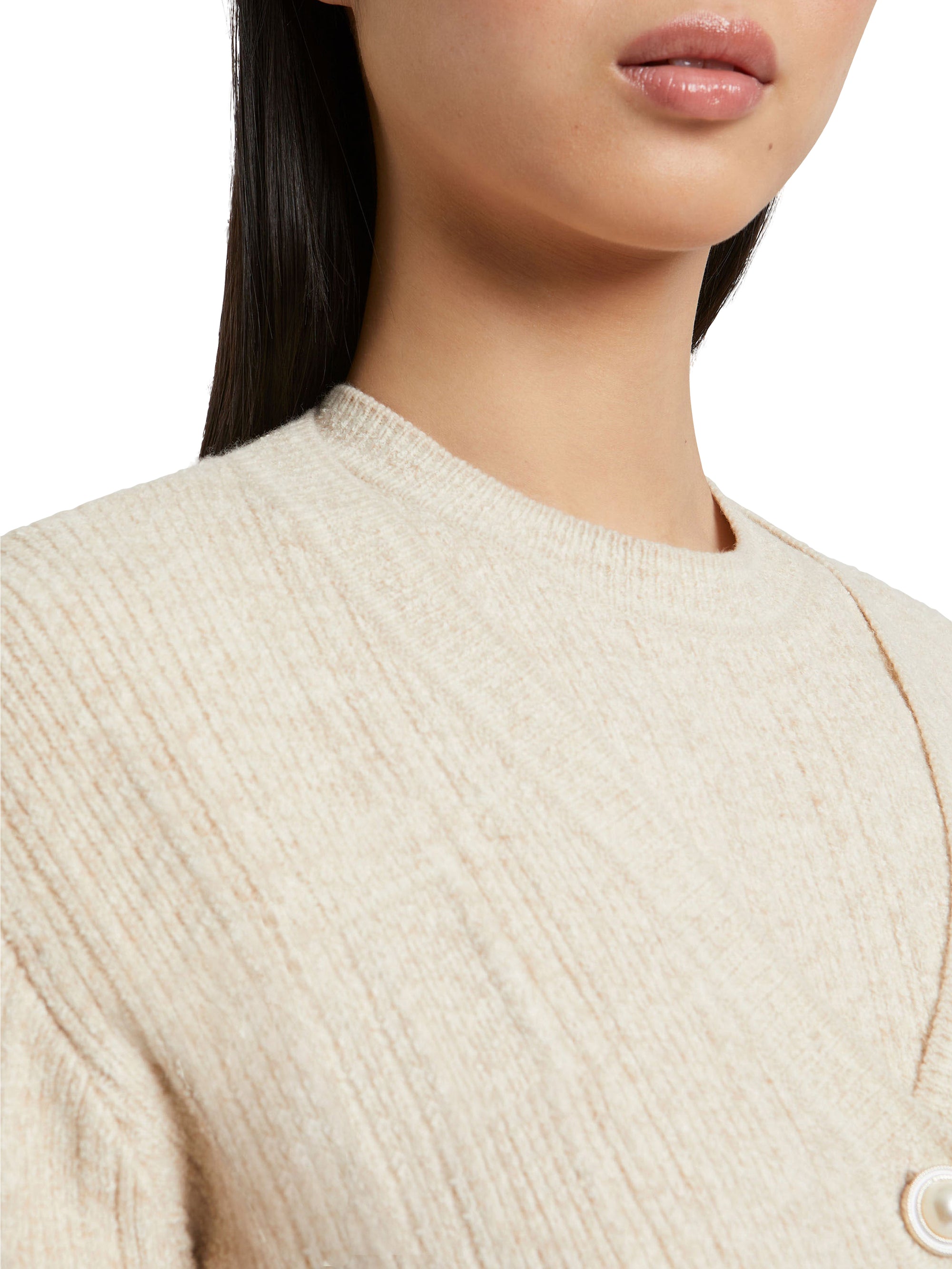 Cardigan à poches - Beige