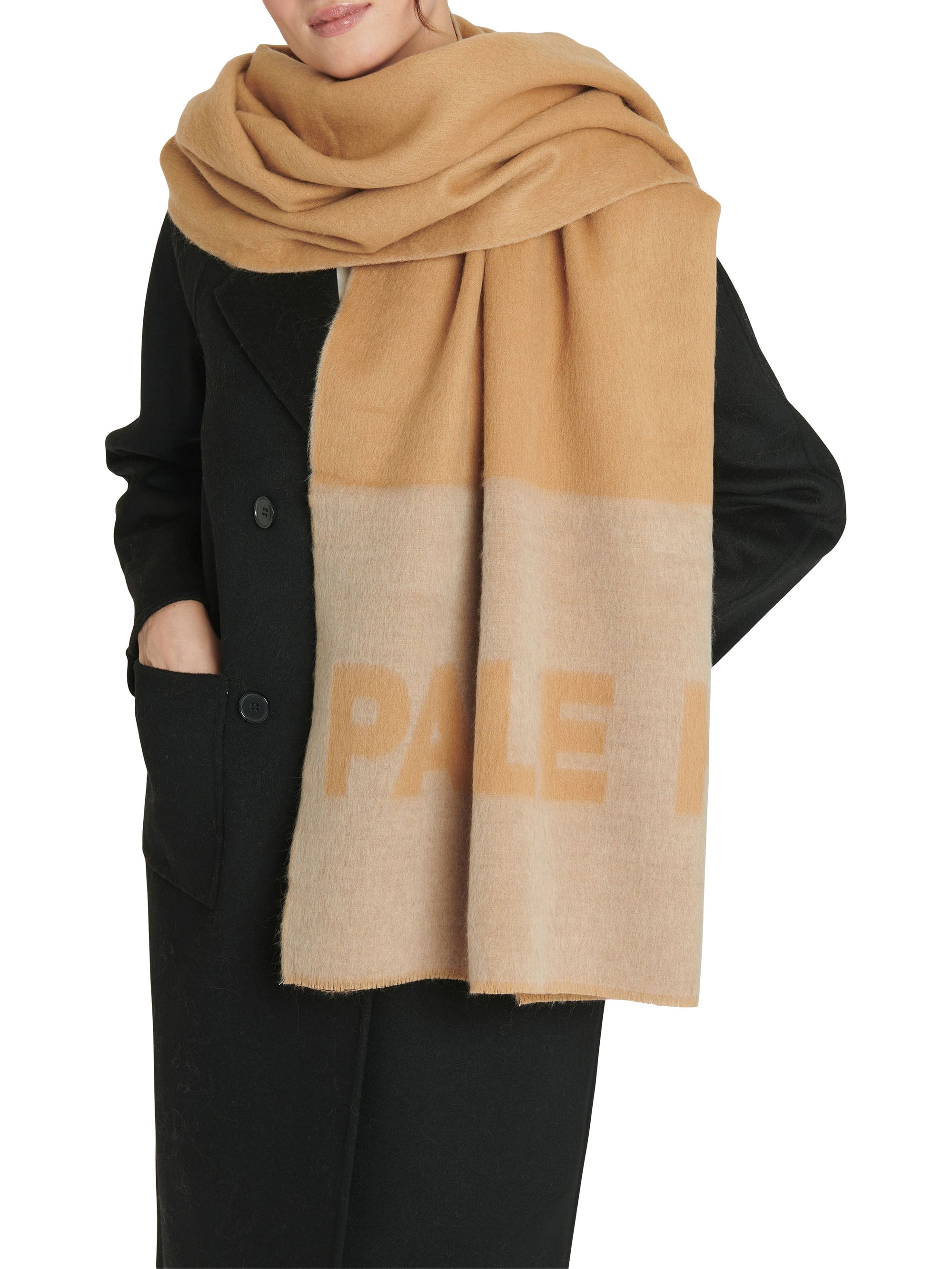 CAMEL / SABLE ECHARPE