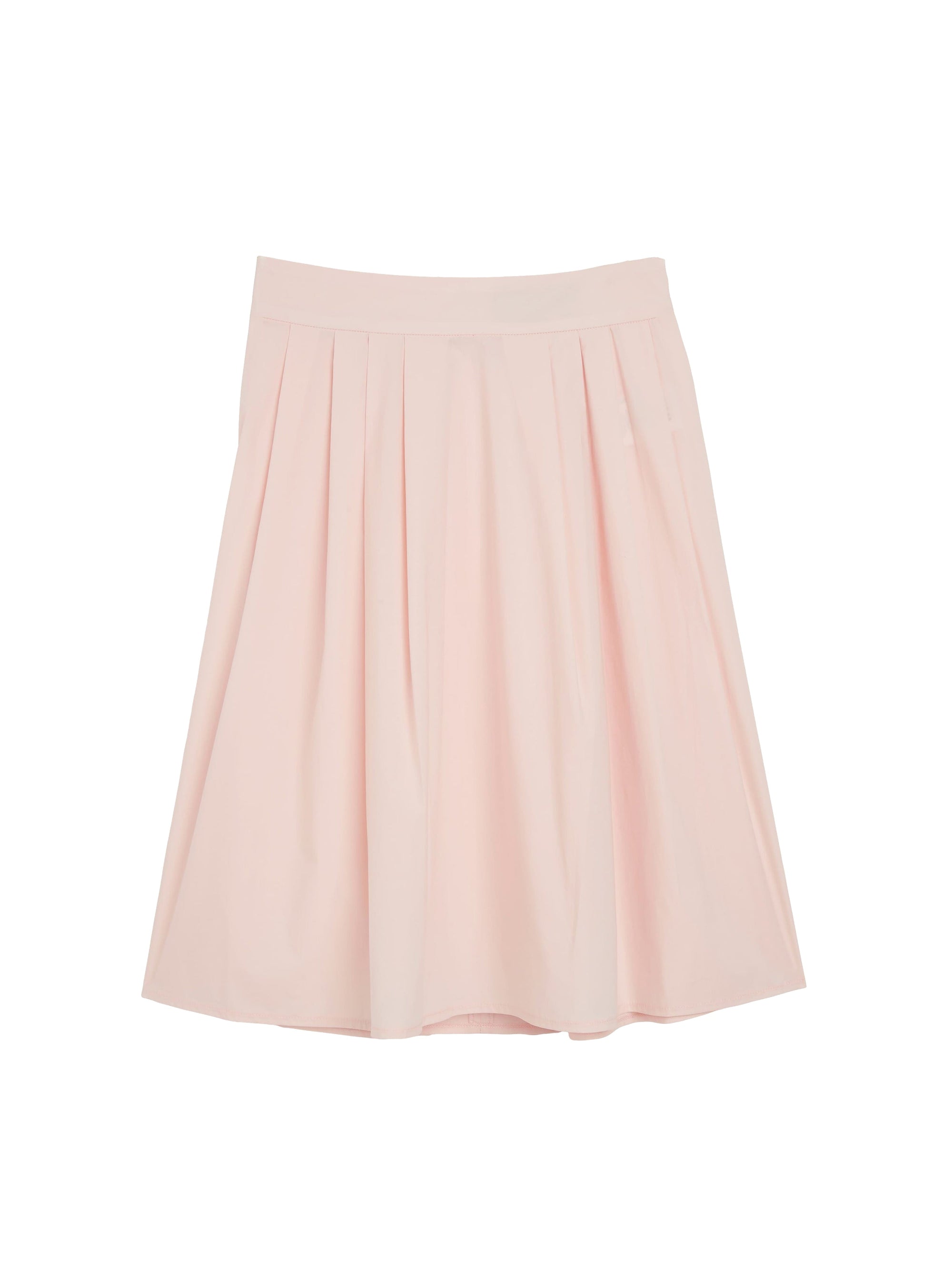 Jupe midi évasée - Beige rose