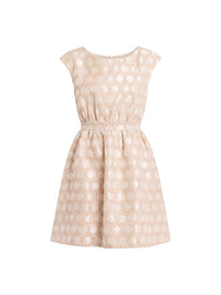 Short-sleeved dress - Nougat