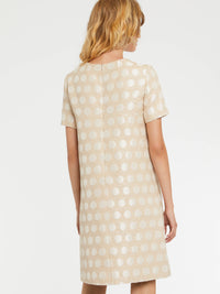 Robe à manches courtes - Beige