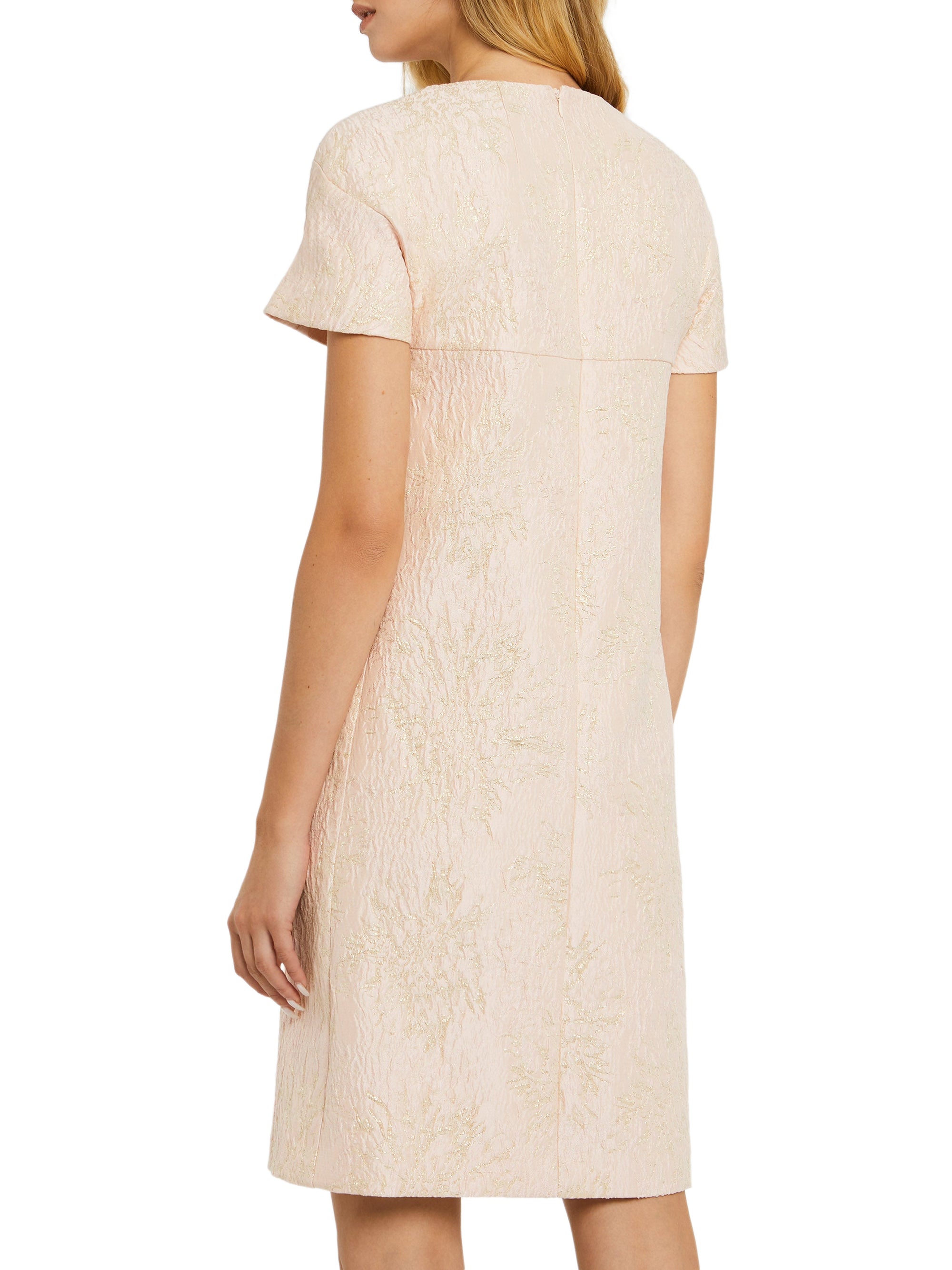 Robe à manches courtes - Beige rose