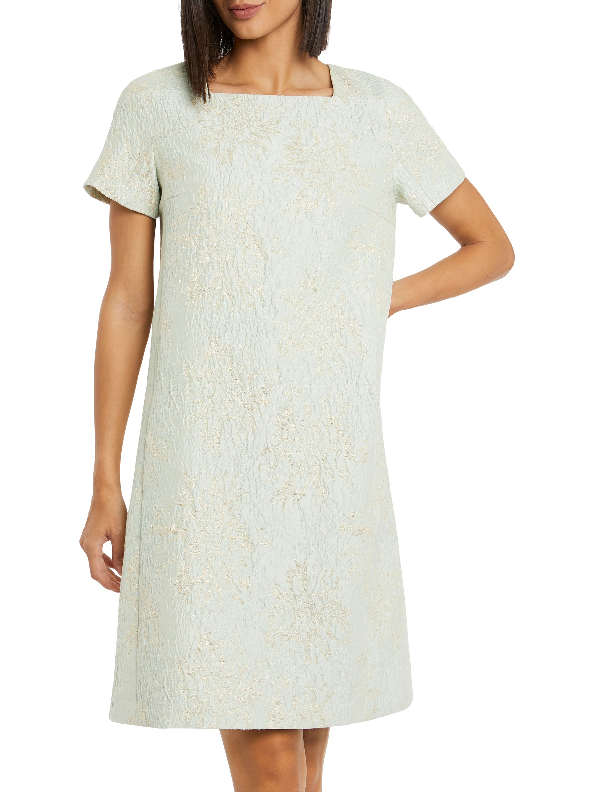 Robe à manches courtes - Vert pale