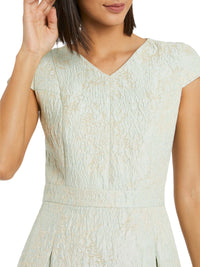 Robe à manches courtes - Vert pale