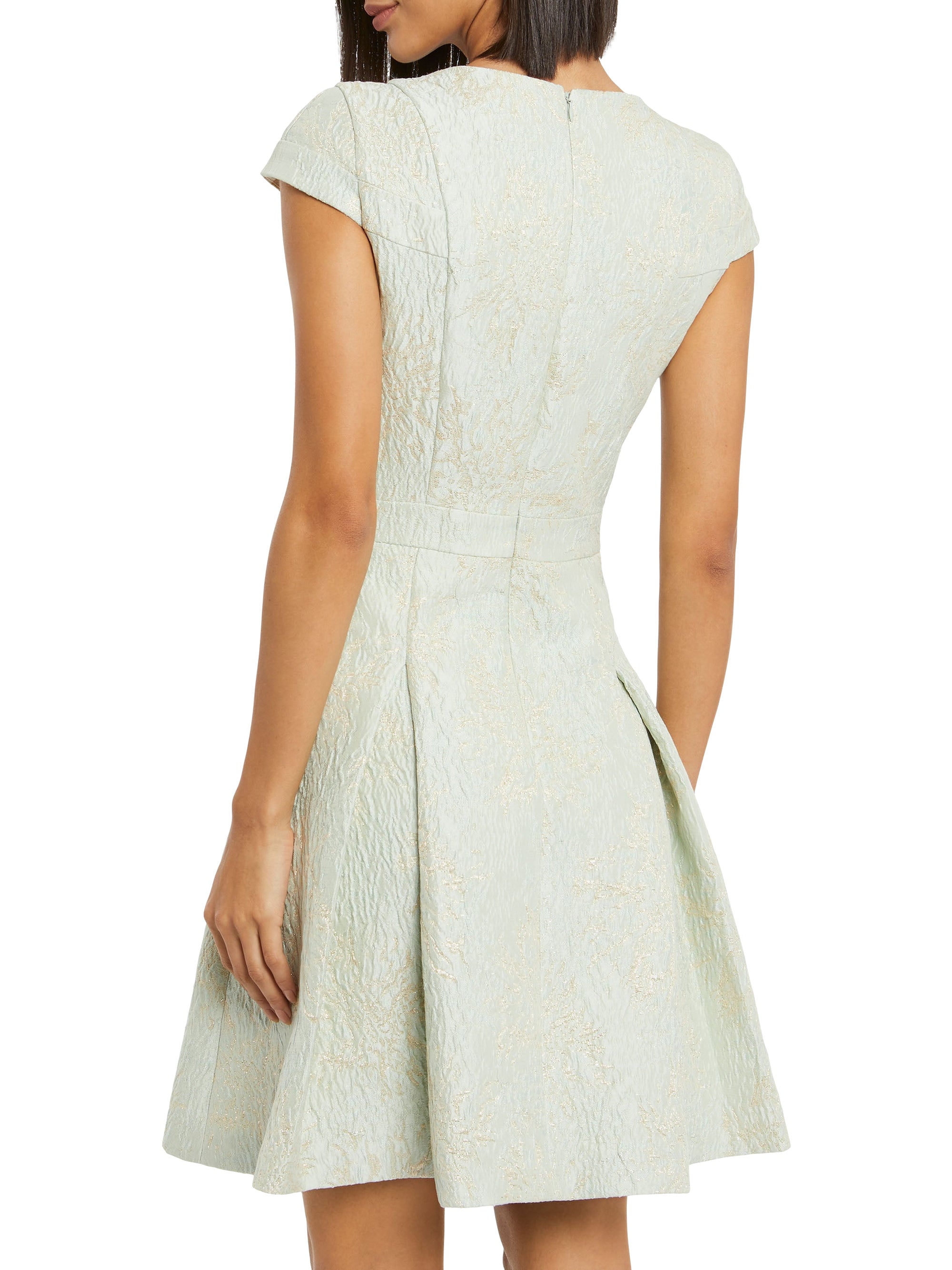 Robe à manches courtes - Vert pale