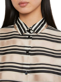 NOUGAT/NOIR CHEMISE ML