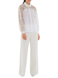 Chemise à manches longues - Blanc cassé