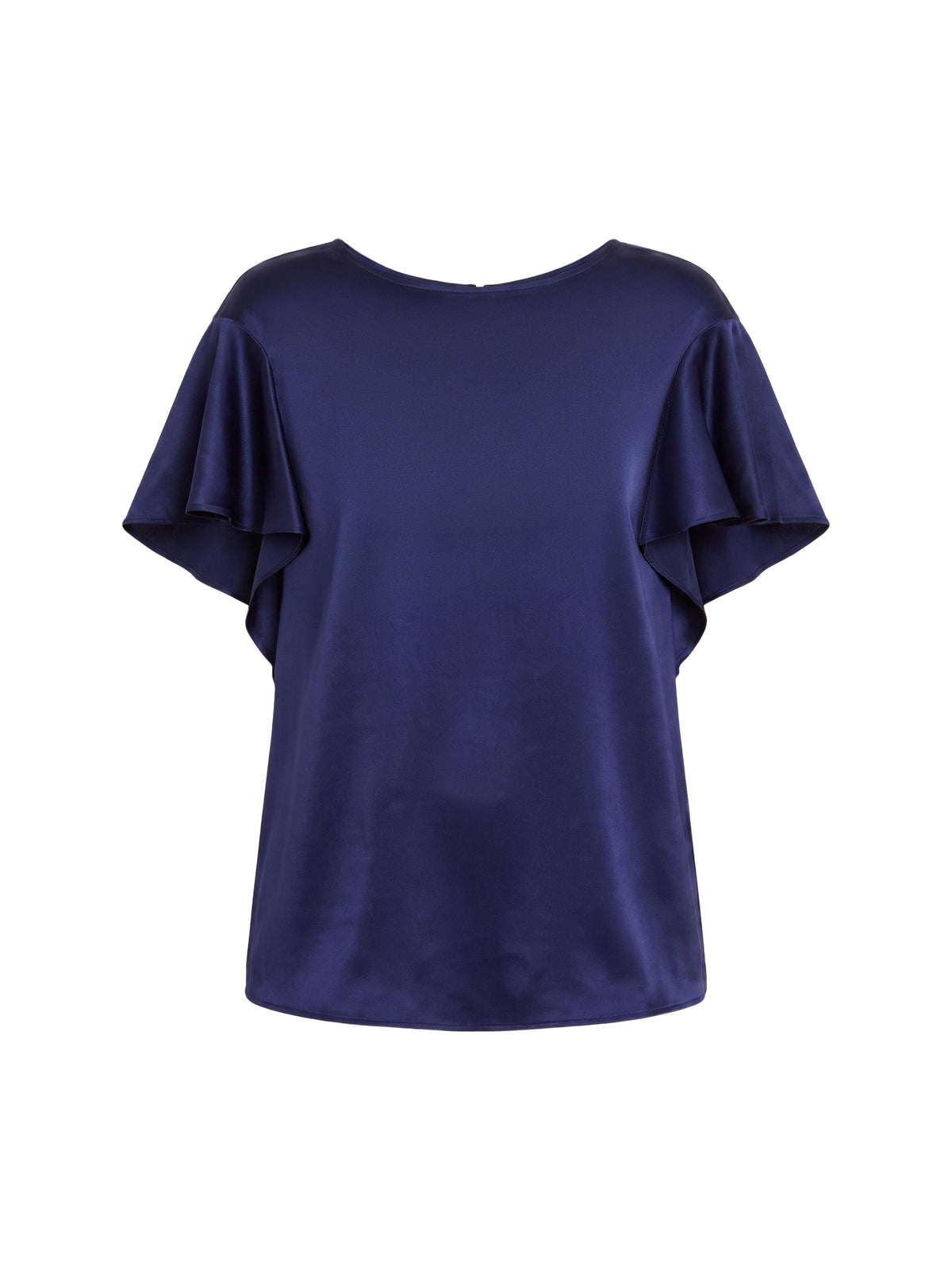 Blouse à manches papillon - Indigo