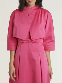 ROSE SHOCKING VESTE COURTE
