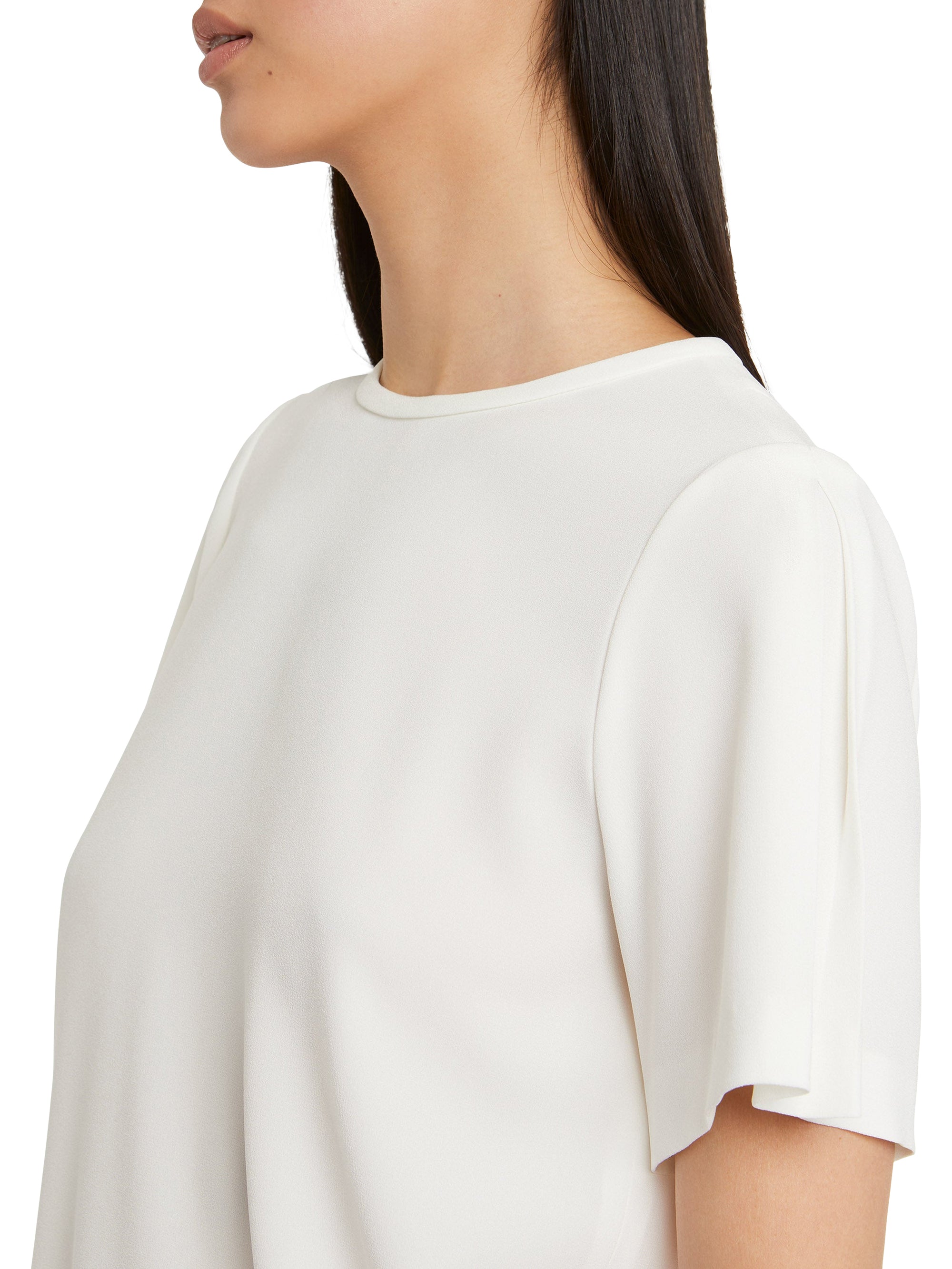 Short-sleeved blouse - Off-white