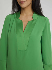 Chemisier manches 3/4 - Vert