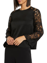 Blouse à manches longues - Noir