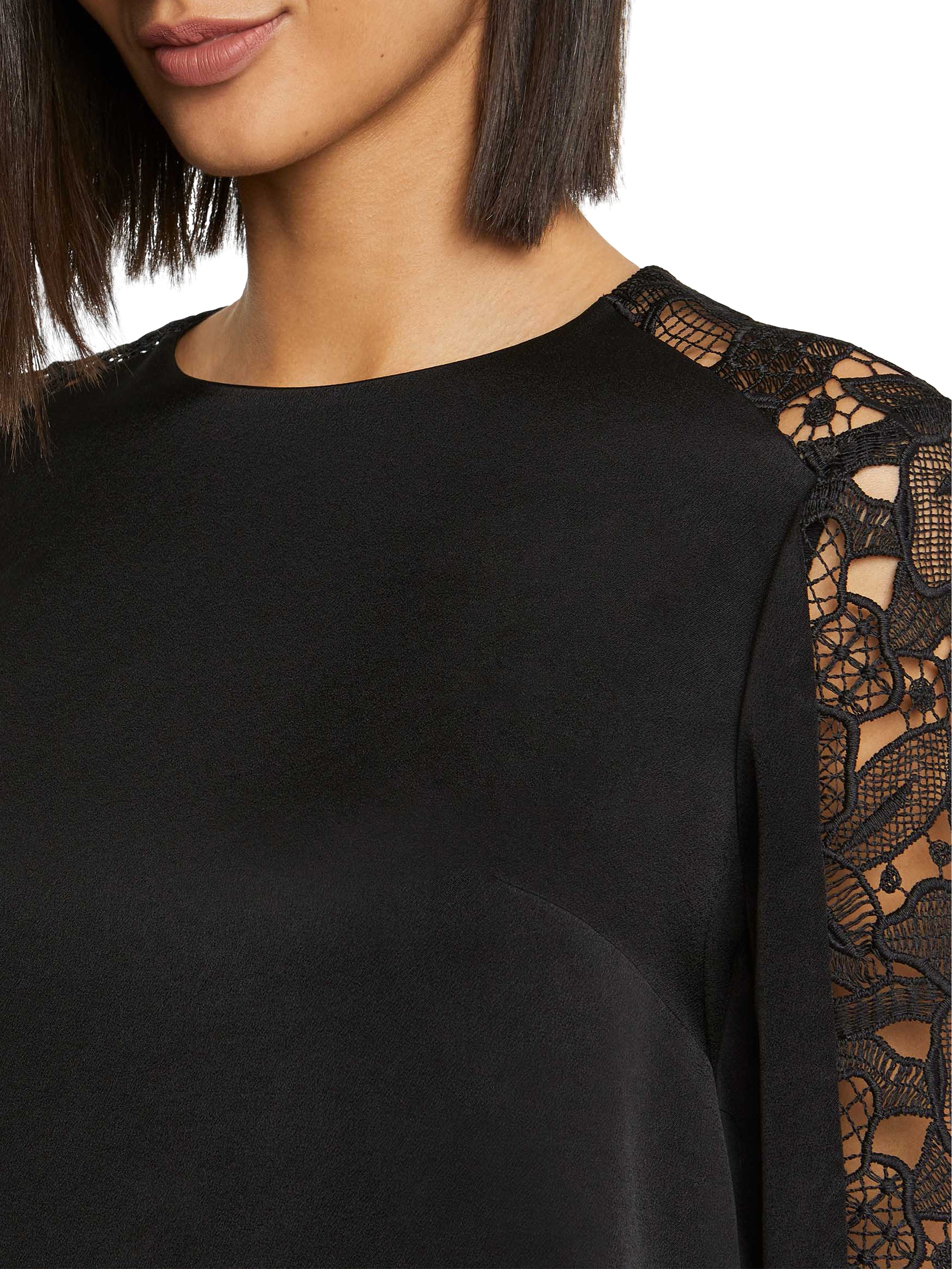 Blouse à manches longues - Noir