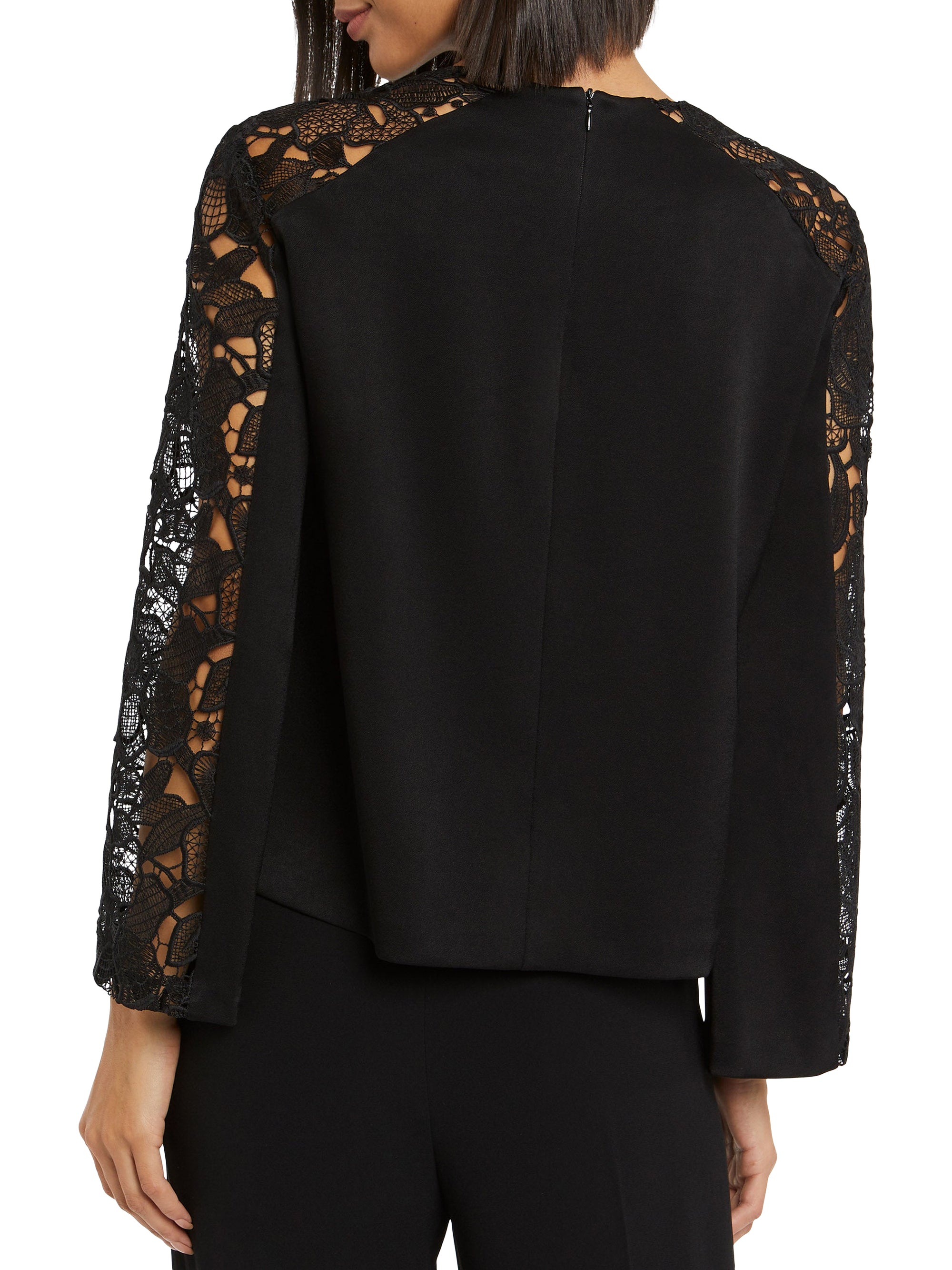 Blouse à manches longues - Noir