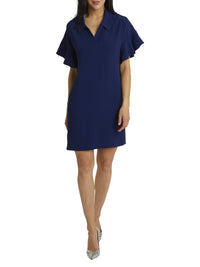 Robe à manches courtes - Indigo