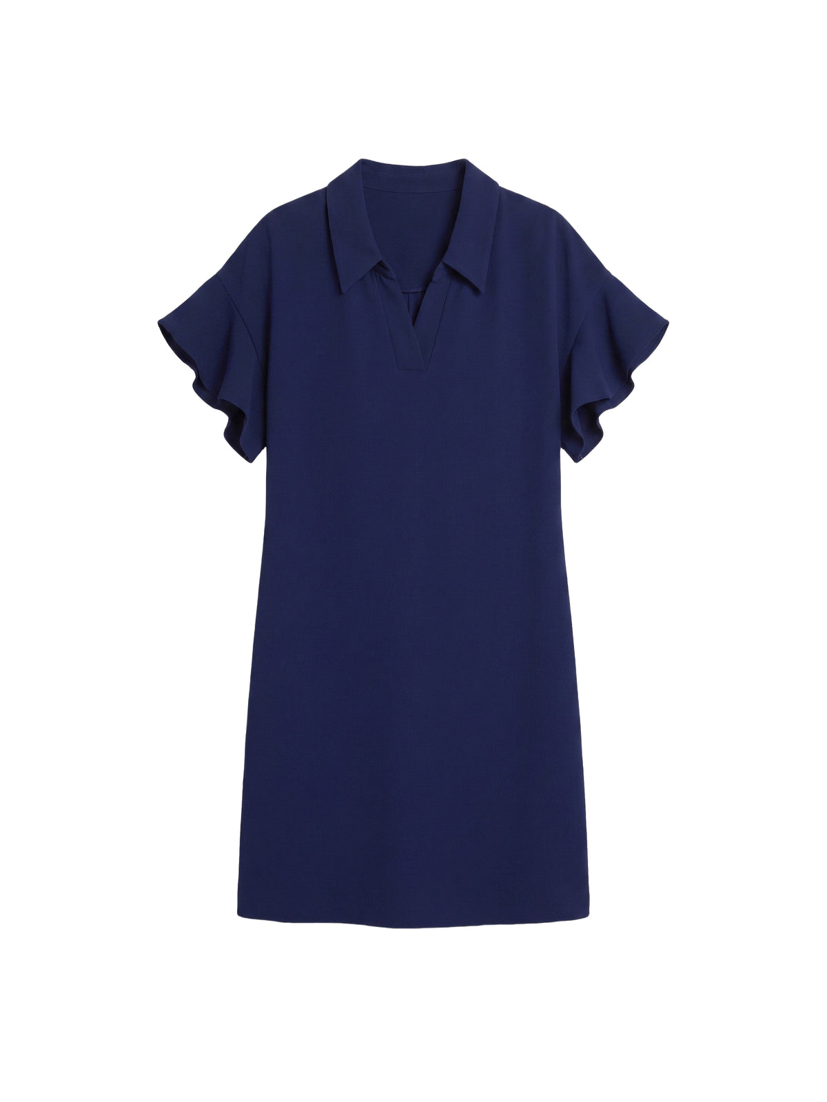 Short dress with short sleeves - Indigo