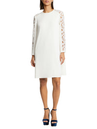 Robe à manches longues - Blanc cassé