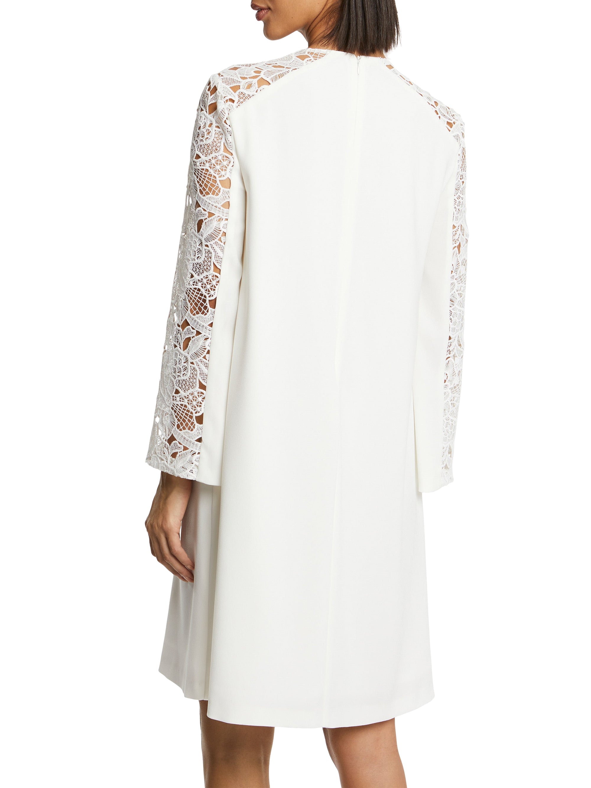 Robe à manches longues - Blanc cassé