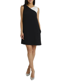 NOIR / BLANC CASSE ROBE