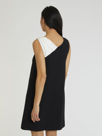 NOIR / BLANC CASSE ROBE