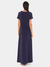 INDIGO ROBE LONGUE MC